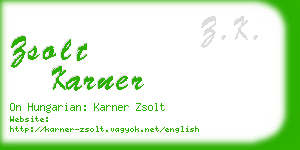zsolt karner business card